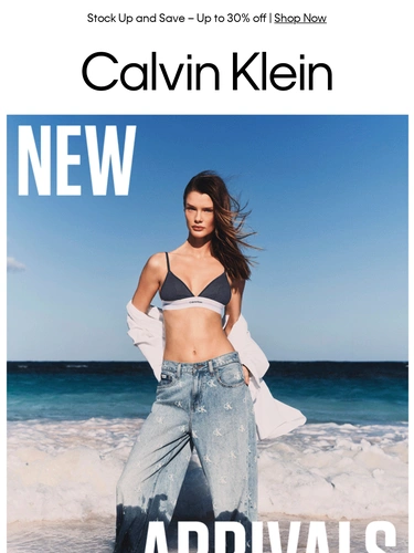 Calvin Klein Sale Announcement
