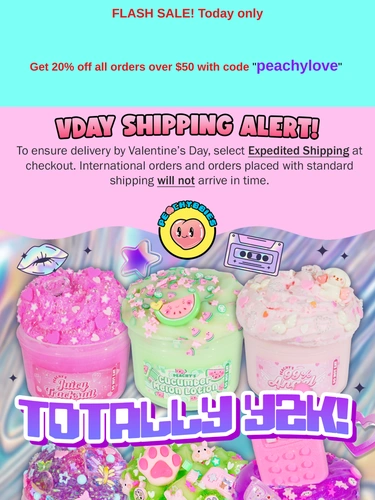 PeachyBbies Sale Announcement