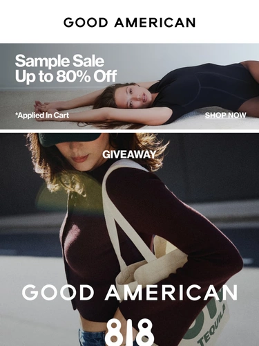 Good American Sale Announcement