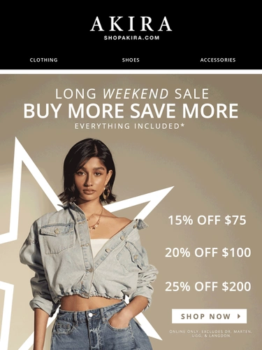 Akira Sale Announcement