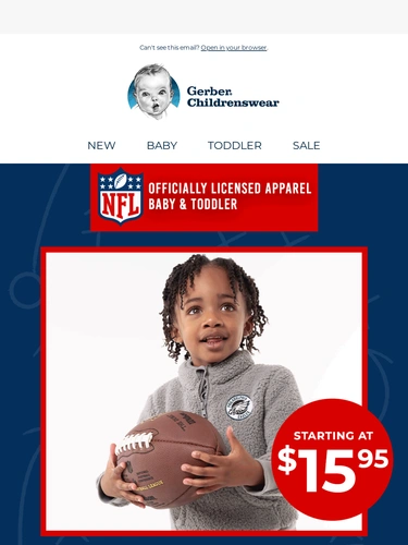 Gerber Childrenswear Sale Announcement