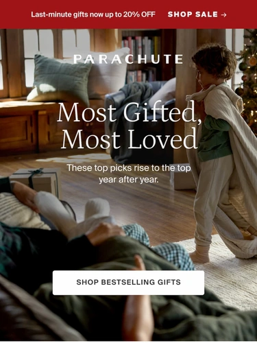Parachute Home Sale Announcement