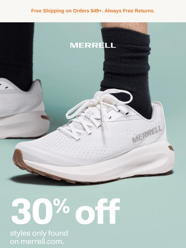 Merrell Sale Announcement