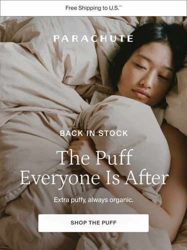 Parachute Home Sale Announcement