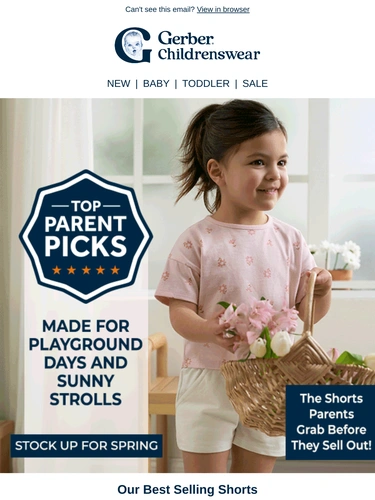 Gerber Childrenswear Newsletter