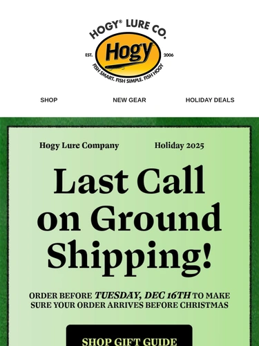 Hogylures Sale Announcement