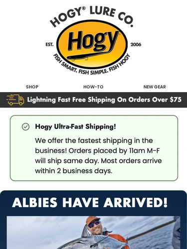 Hogylures Sale Announcement
