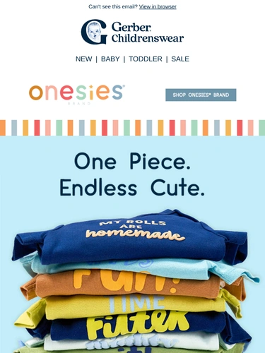 Gerber Childrenswear Sale Announcement