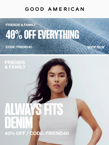 Good American Sale Announcement