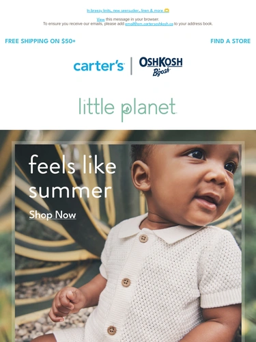Carter's OshKosh Newsletter