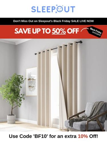 Sleepout Sale Announcement