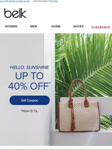 Belk Sale Announcement