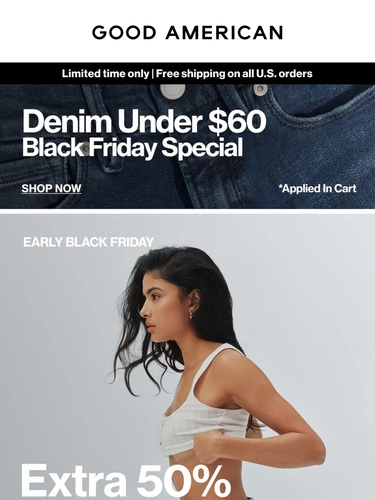 Good American Sale Announcement