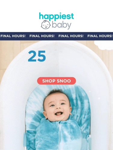 Happiest Baby Sale Announcement
