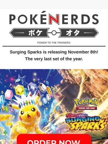 The PokeNerds Store Sale Announcement