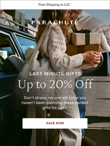 Parachute Home Sale Announcement
