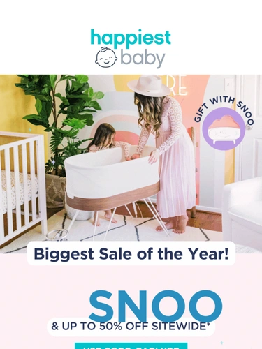 Happiest Baby Sale Announcement