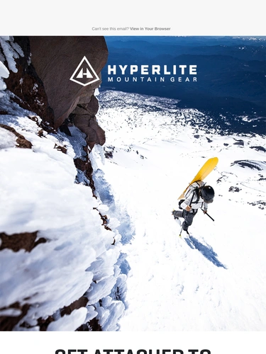 Hyperlite Mountain Gear Newsletter