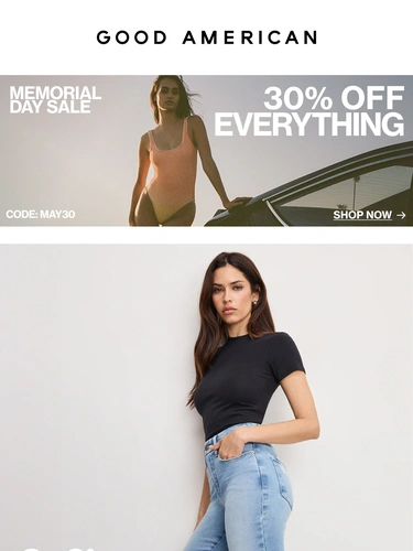 Good American Sale Announcement