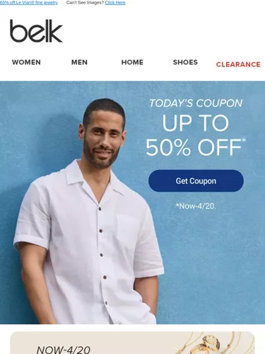 Belk Sale Announcement