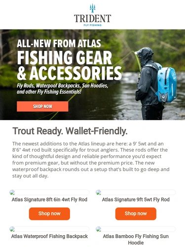 Trident Fly Fishing Newsletter