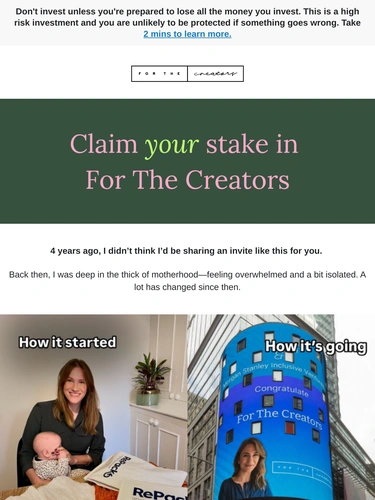 For The Creators Product Launch