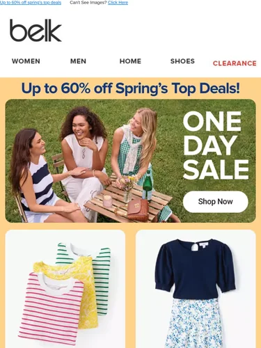 Belk Sale Announcement