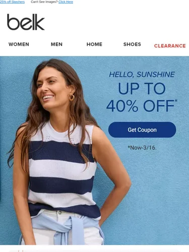 Belk Sale Announcement