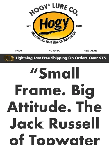 Hogylures Sale Announcement