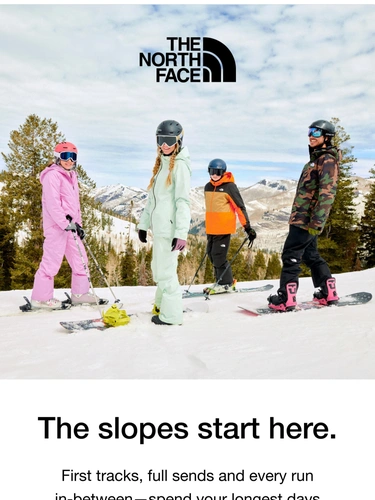 The North Face Sale Announcement