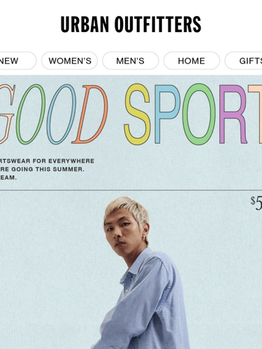 Urban Outfitters Sale Announcement
