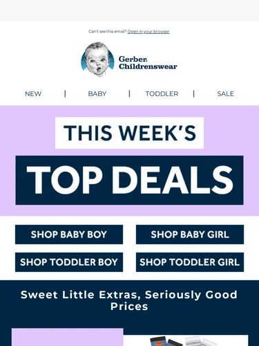 Gerber Childrenswear Newsletter
