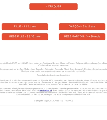 Sergent Major Sale Announcement