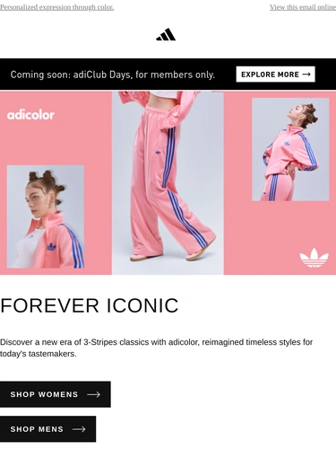 Adidas Newsletter