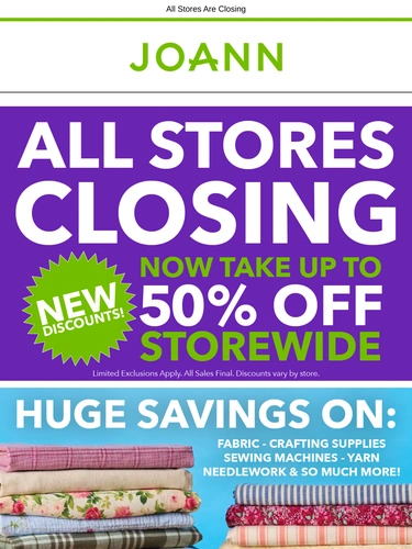 Joann Newsletter
