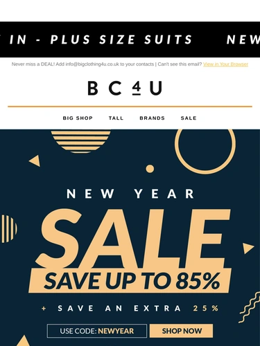 BigClothing4U Sale Announcement