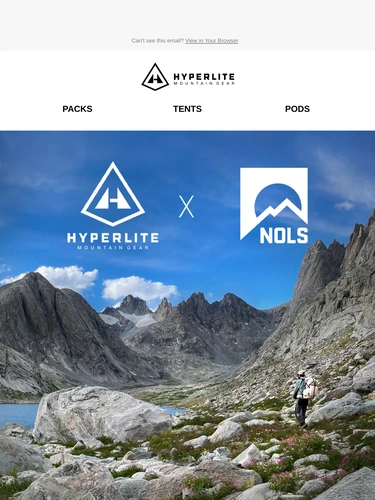 Hyperlite Mountain Gear Sale Announcement