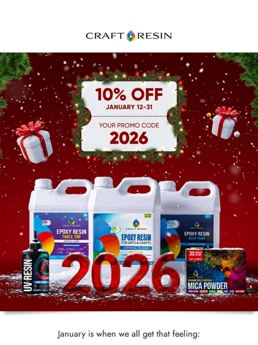 Craft Resin Sale Announcement