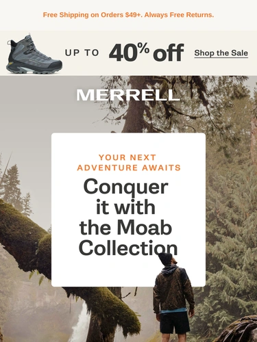 Merrell Sale Announcement
