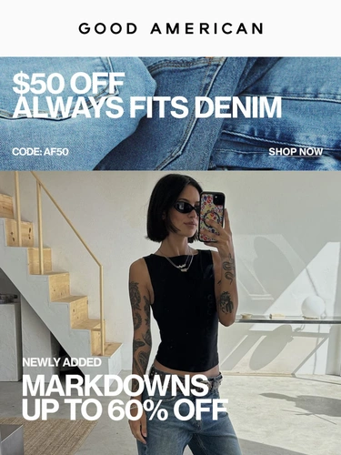 Good American Sale Announcement