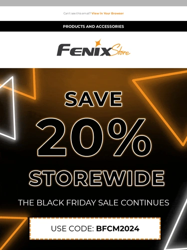 Fenix Store Sale Announcement