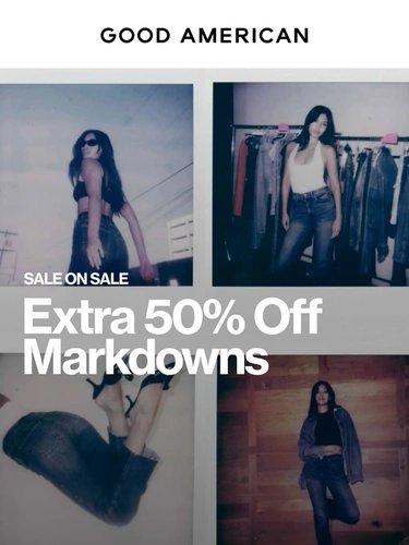Good American Sale Announcement