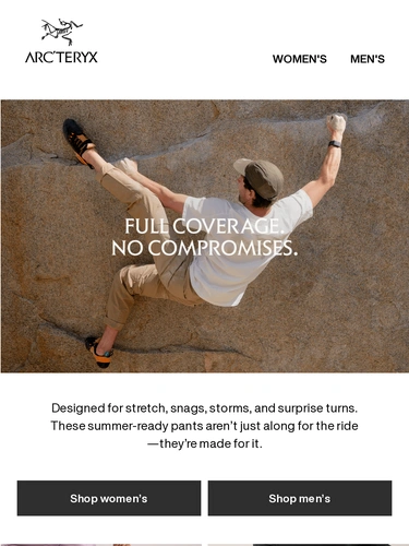 Arc'teryx Sale Announcement