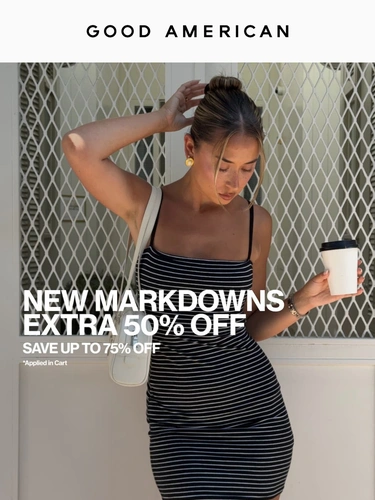 Good American Sale Announcement