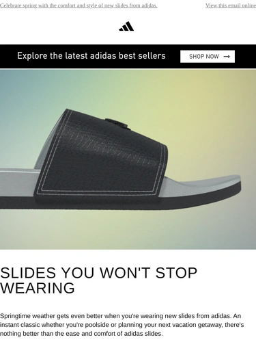Adidas Sale Announcement