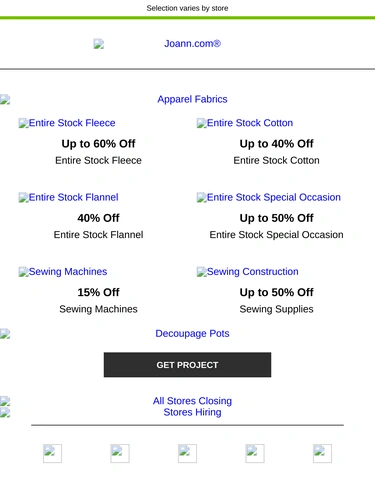 Joann Sale Announcement