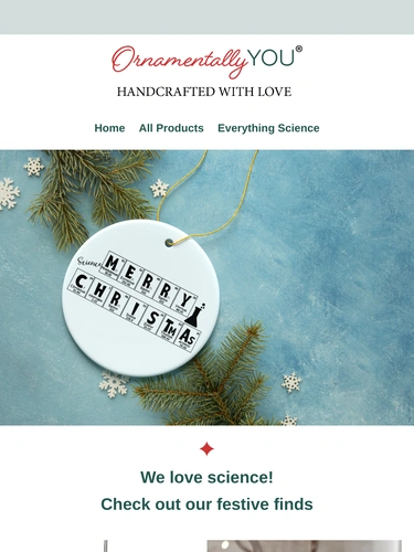 Ornamentally You Sale Announcement