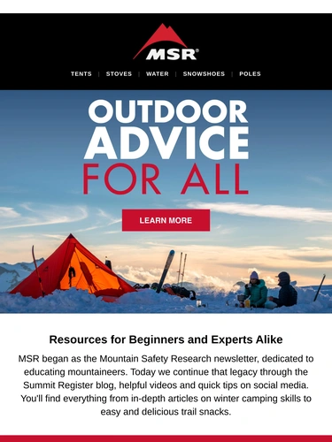 MSR Gear Newsletter