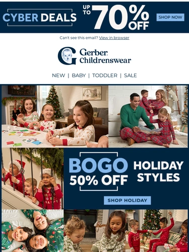 Gerber Childrenswear Holiday Campaign