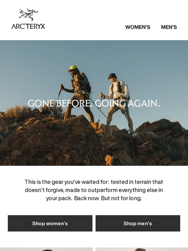 Arc'teryx Newsletter